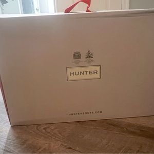 Tall Gloss Navy Hunter Boots - NEVER WORN